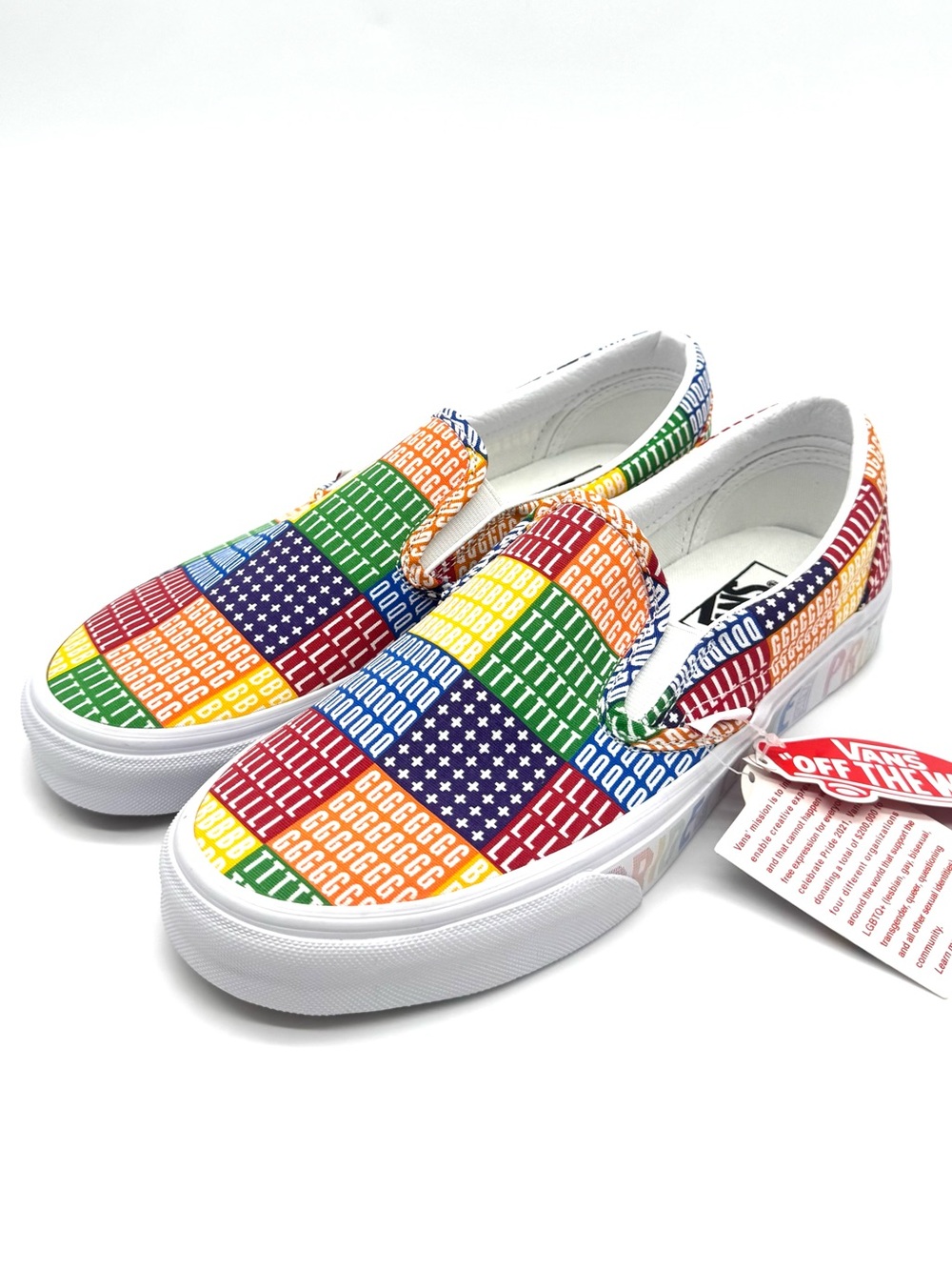 Women's Vans Classic Slip-On Vans Rainbow 🌈
